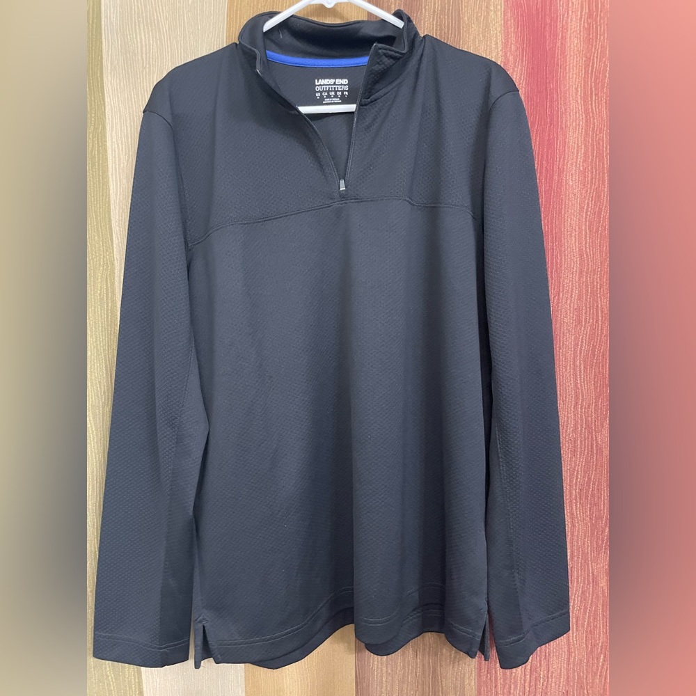 Lands End Mens 1/4 zip up